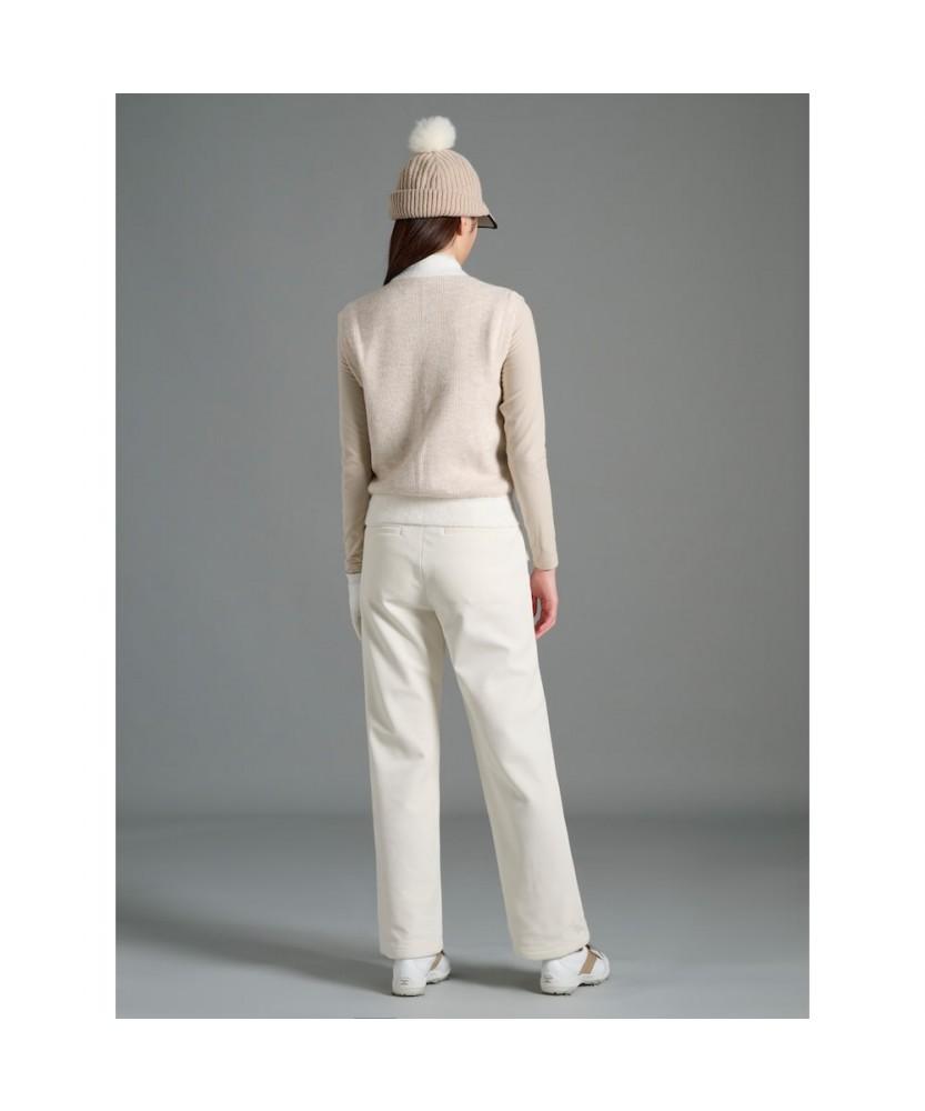 Beanpole Golf Women'S Windproof Full-Zip Vest - Beige