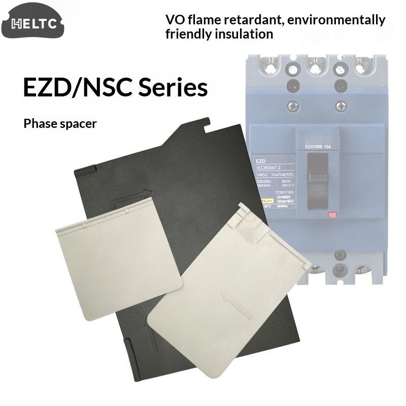 5Pcs EZD NSC Series Circuit Breaker Phase Spacer V0 Flame Retardant Insulation Barrier EZD(NSC)60/100 EZD160/250 EZD(NSC)400/630