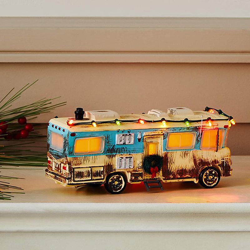 Christmas Village Ornament Christmas Vacation Village Snow Village For Holiday Decorations Griswold Style House Xmas Ornaments