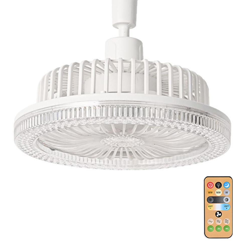 

Modern Ceiling Fan with Lights and Remote 3 Speeds Dimmable Small Ceiling Fan for Bedroom Living Room білий