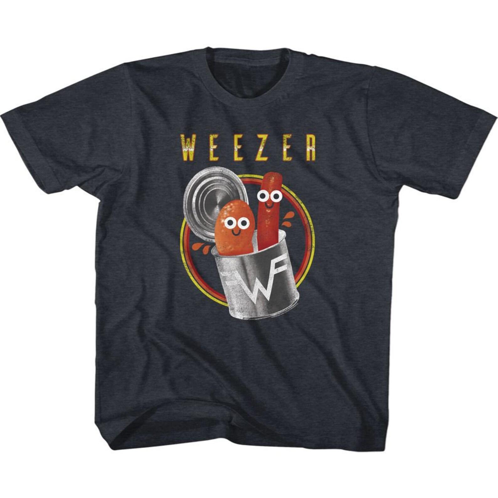 Weezer Pork And Beans Vintage Navy Youth T-Shirt 100
