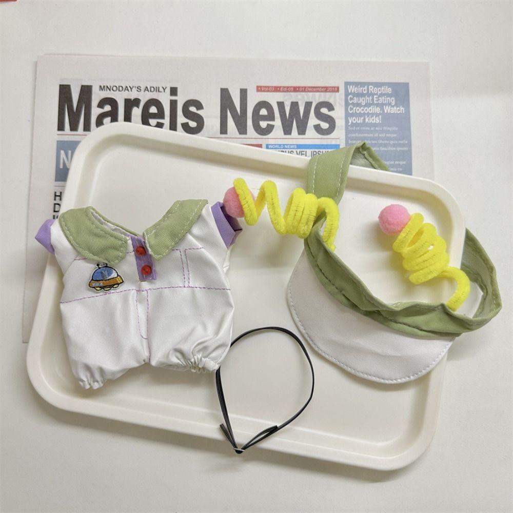 20cm Handmade Cotton Doll Clothes Cos Gift Doll Accessories Fashion Doll Cap Headdress