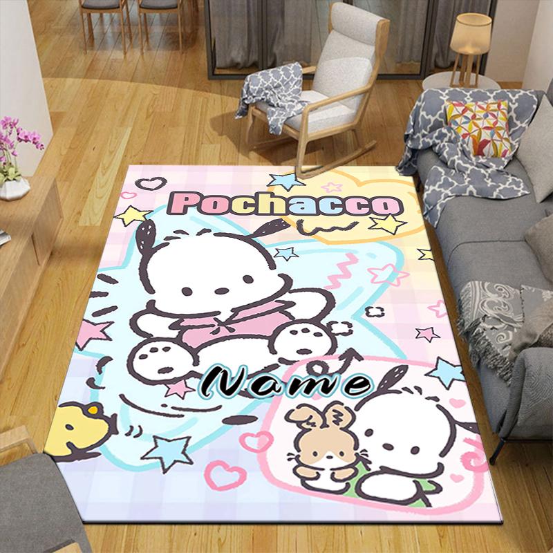 Custom 1Pc Cute Bunny Friends Adventure Rug Office Carpet Indoor Outdoor Entrance Doormat Nonslip Soft And Comfortable Living Room D491521
