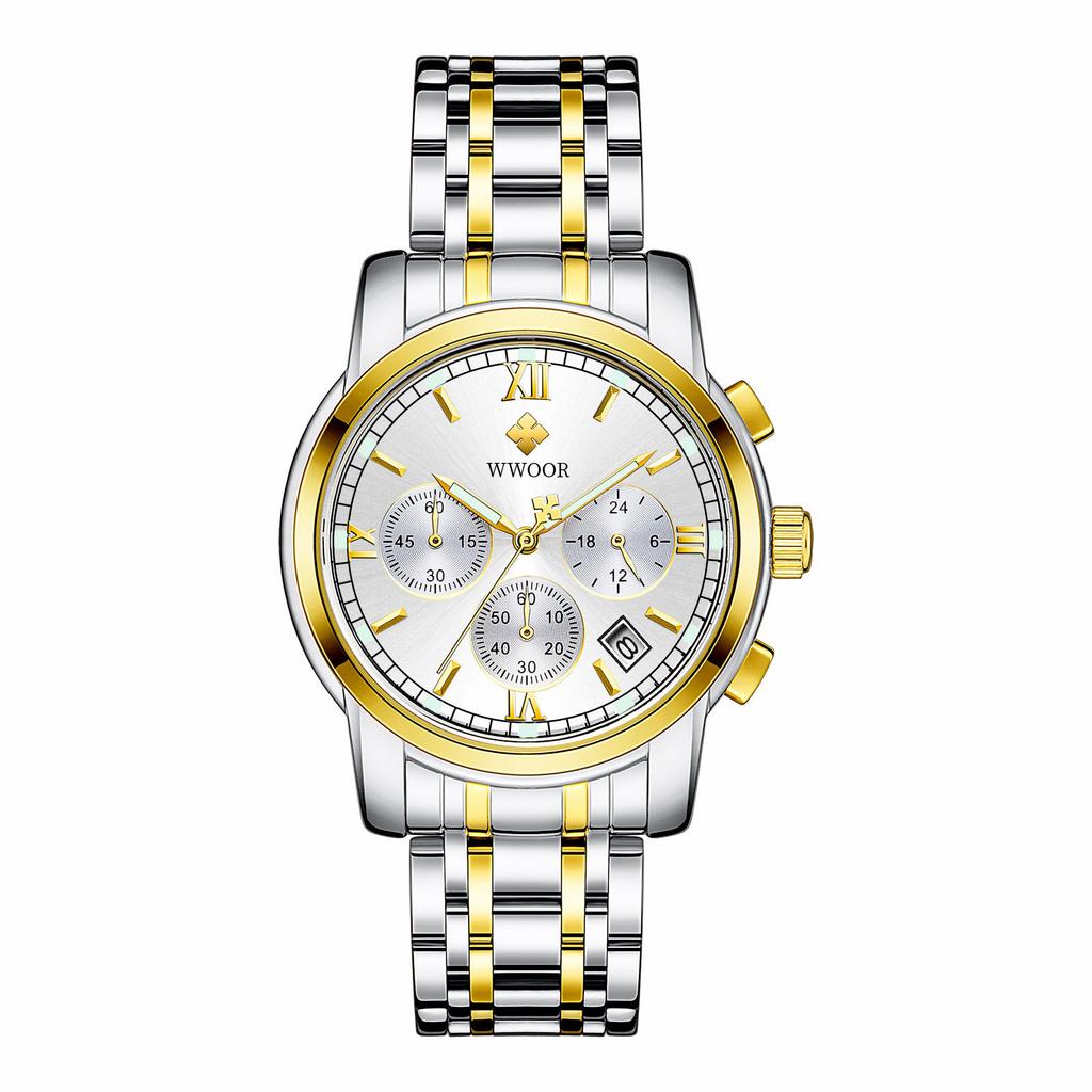 Men's Waterproof Luminous Running Alarm Clock Watch