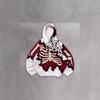 2025 new American retro skull skeleton series 3D digital printing trend hoodie sweater