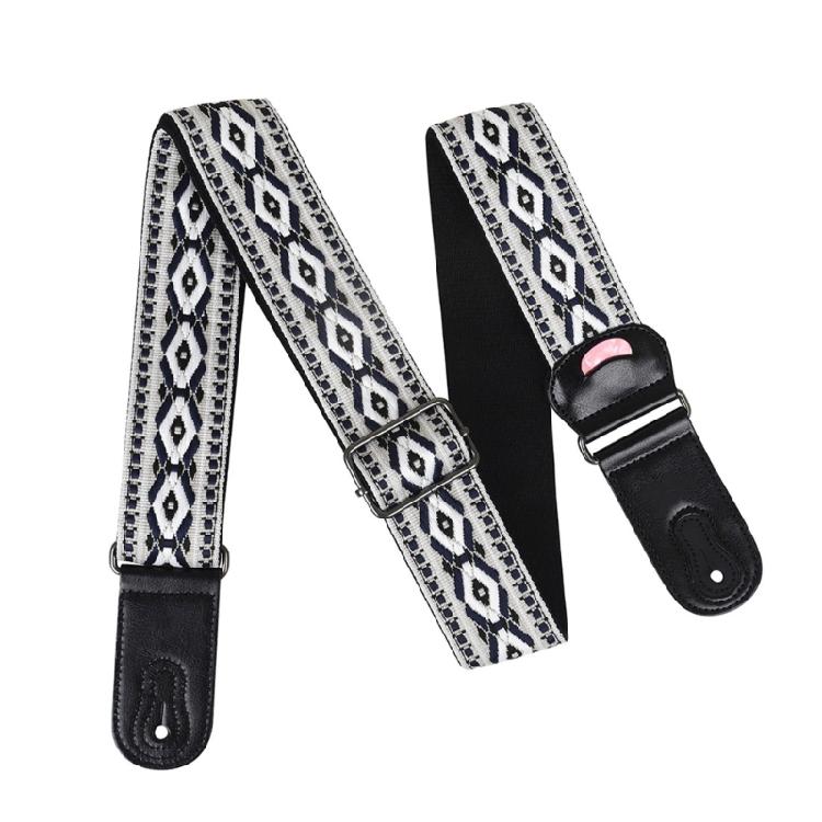 Electric Guitar Strap Adjustable PU Leather Ends Strap Acoustic Guitar Strap