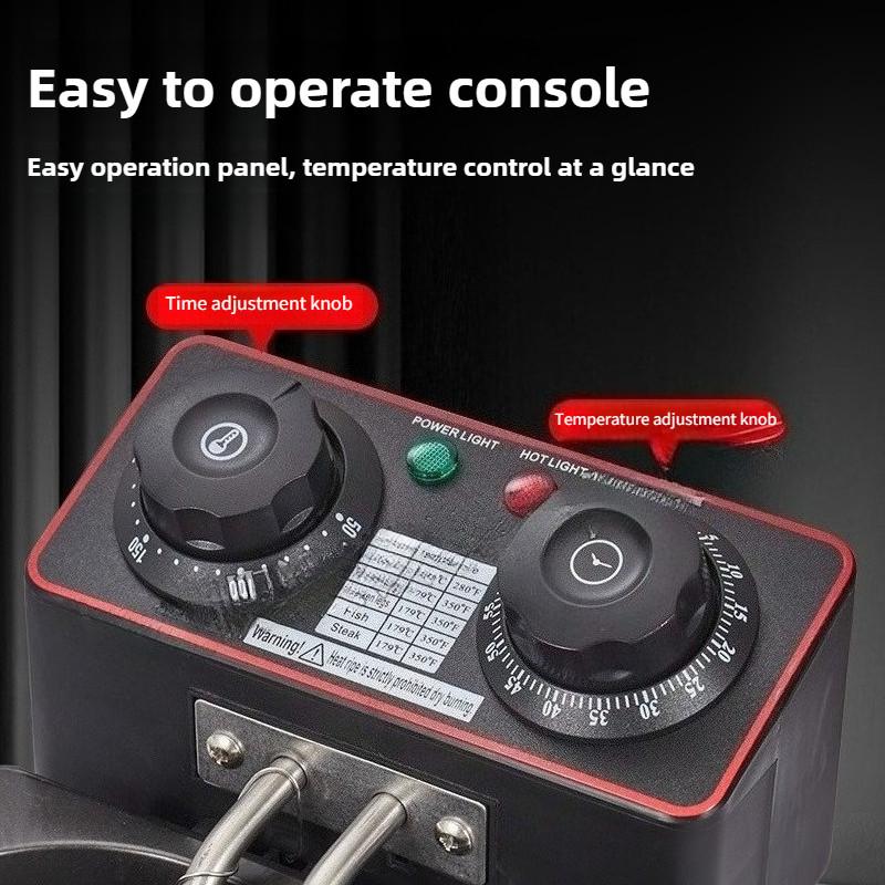 Kitchen Large Capacity Oil Fryer Constant Temperature Fried Chicken Frying Machine Professional Commercial Electric Fryer