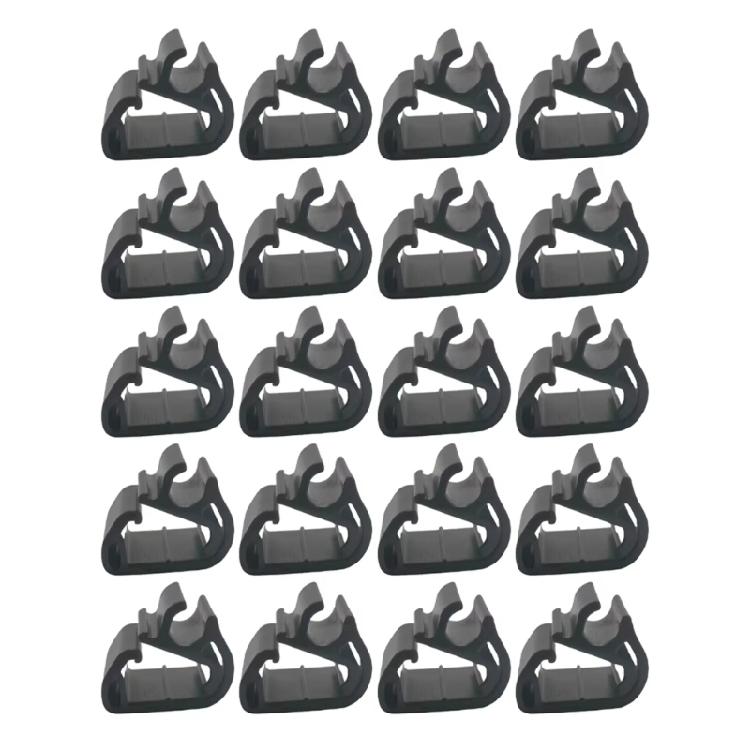 

20pcs Automotive Windshield Wiper Hose Retainer Clips Reinforced Plastic Multiple Vehicle Application Secure Fastening Solution 1