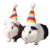 Rainbow Lovely Small Animals Party Supplies Christmas  Decorations Rats Pet Christmas Hat Cat Hat Santa Claus Cap Costume Decor