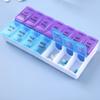 Portable Travel Weekly Pill Box 14 Grids 7 Days Pills Container Storage Tablets Drug Vitamins Medicine Organizer Container