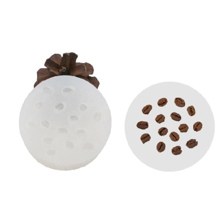 Coffee Bean Shaped Mold Handmade Chocolate Cake Mould Unique Epoxy Resin Mould
