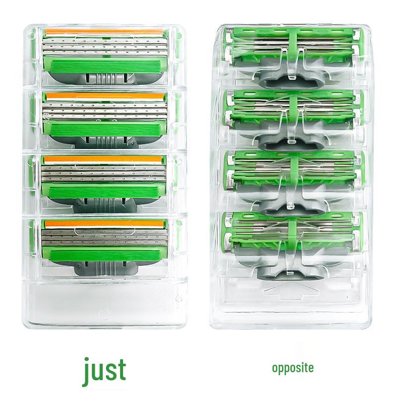 Men's Three-Layer Speed Razor with Anti-Scratch Stainless Steel Blades