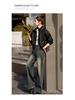 Women's Fashionable PU Leather Stand Collar Jacket, Spring 2025 Collection, Short Style Outerwear