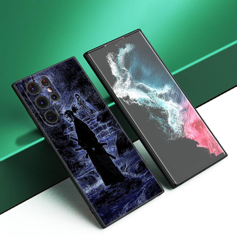 Anime Vagabond Black Silicone Phone Case For Samsung Galaxy S23 S21 S20 FE S24 S22 Ultra S10E S10 S9 S8 Plus
