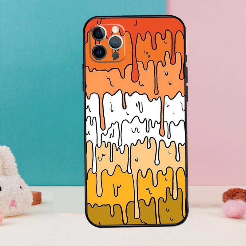 Pastell Kawaii Schmelzendes LGBTQ Design Handyhülle Für iPhone 17 Air 16 15 14 12 11 13 Pro Max 12 13 mini 15 16 Plus 16e Hülle Coque