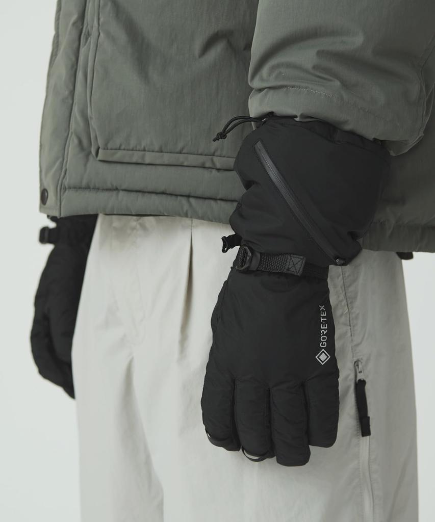 Snow Peak Gloves and Size 2 GORE-TEX AC-25AU020, Men's Women's, Black,
