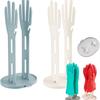 Kitchen Glove Drying Rack with Drainage Base Rubber Glove Holder and Towel Storage Box Plastic Kitchen Sink Accessories