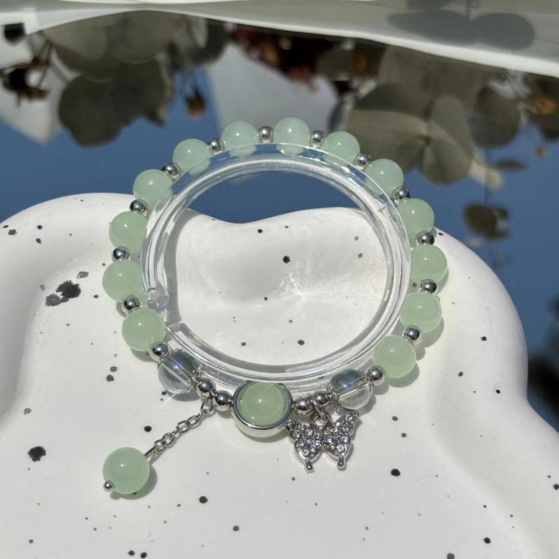 Lily of the Valley Butterfly Bracelet - Multi-Style Beaded Star & Moon Design