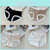 Comfortable Cotton Women's Mid-rise Underwear Seamless No Show Briefs In Various Colors