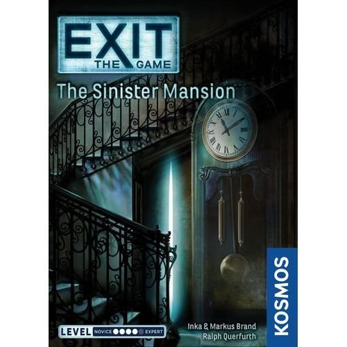 Jeu de société - le sinister mansion - puzzle - niveau intermédiaire - 1 joueur ou plus