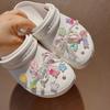 Handgefertigte Schuhanhänger mit Perlen Feen-Stil Sommer DIY Zubehör für Croc Clogs Sandalen Dekoration