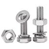 Spring Nut Hex Bolt Round Head Carriage Screw Truss Head 304 Stainless Steel Screw  Metal Working