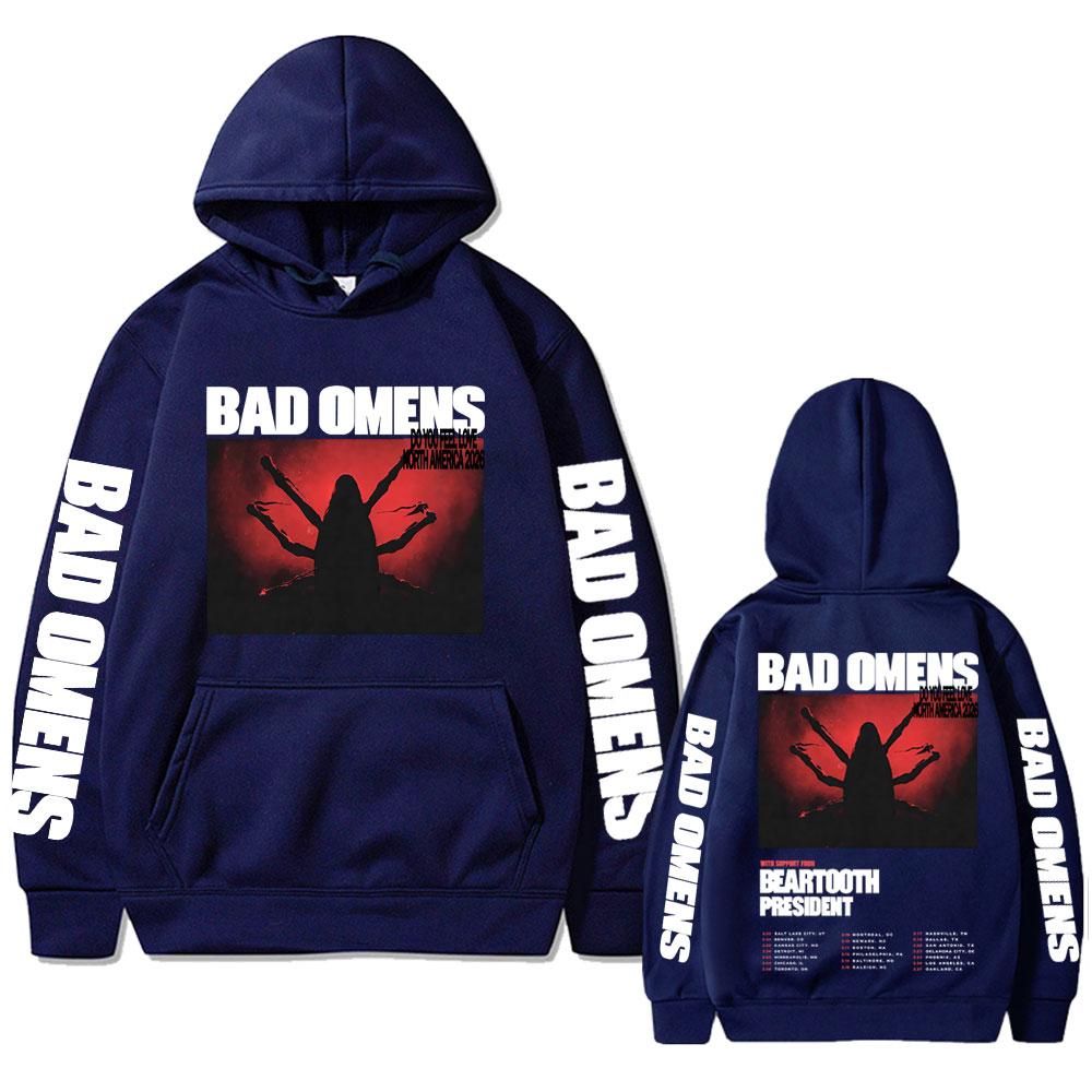 Rock Band Bad Omens Do You Feel Love Tour  Hoodie Men Women Vintage Oversized Sweatshirt Male Hip Hop Gothic Punk Streetwear