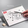 16k/A4/8k Sketchbook,Double Coil,Kraft Paper Cover Croquis Book,40 Sheets/Book,Thickened Base Plate,Art Drawing Book Supplies