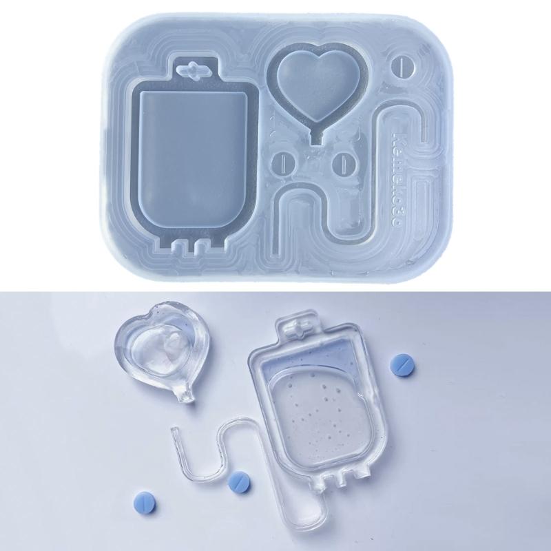 Nurse Theme Silicone Mold Crystal Epoxy Shaker Filler Silicone Molds Resin Fillings Mould Quicksand Resin Mold