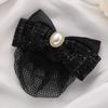 Fine Mesh Bun Snood Hair Clip Loose Mesh Nurses Spring Clip New Net Bun Hair Cover  Formal Events