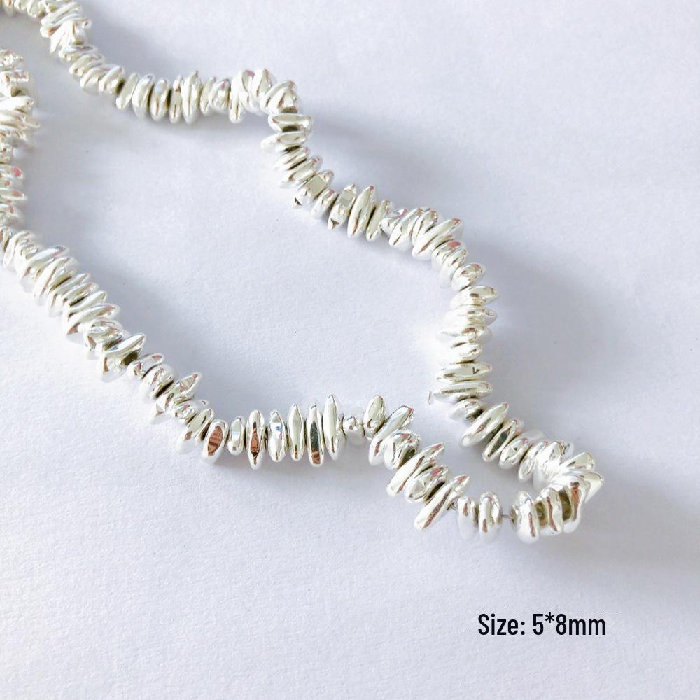 

Аксессуары для браслетов и сережек ручной работы: Гальванизированные нерегулярные золотые бусины