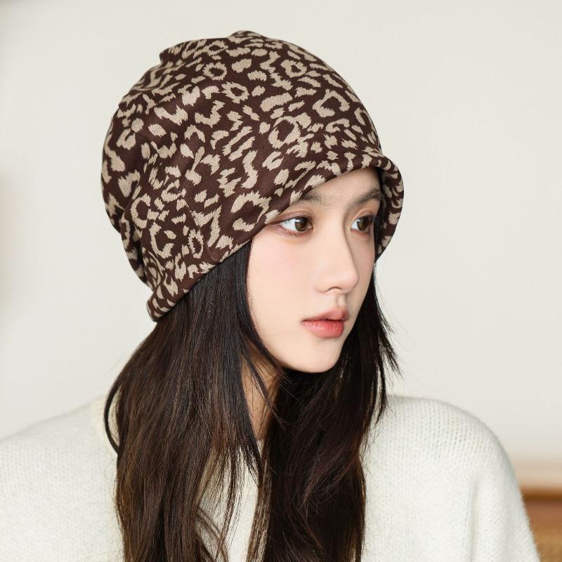 Large Cashmere Twist Hat Women's Autumn and Winter Changeable Scarf Warm Windproof Thickened Neck Cover