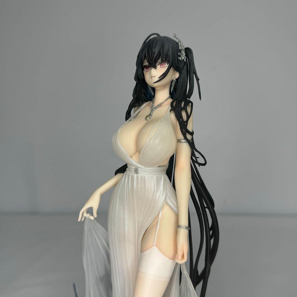 High-Quality Phoenix Wren Blue Anime Girl Hand-Made Model Desktop Ornament