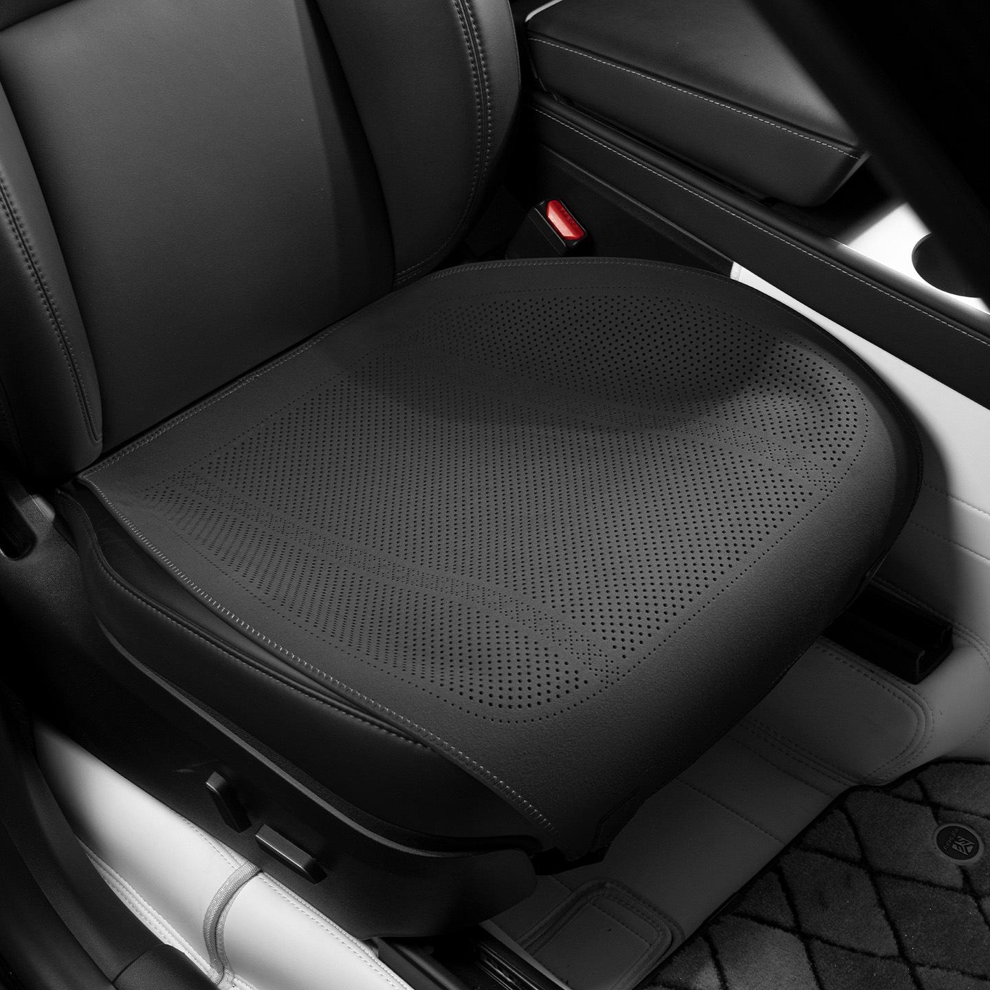 Universal Four Seasons Car Seat Cushion Set - Flocking Covers for Front and Rear