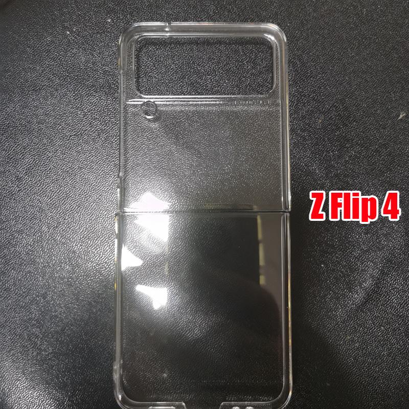 Ultra Thin Slim Clear Transparent Crystal Hard PC Phone Case Cover For Samsung  Galaxy Z Flip 5 / 4 / 3 5G A52 A53 A24 A34 A54 5G S20 S21 FE S22 S23