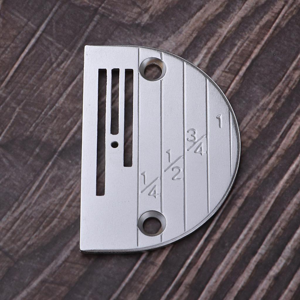 Sewing Machine Needle Plate Metal Universal Part for Flat Lockstitch and Single Needle Machine Accessories
