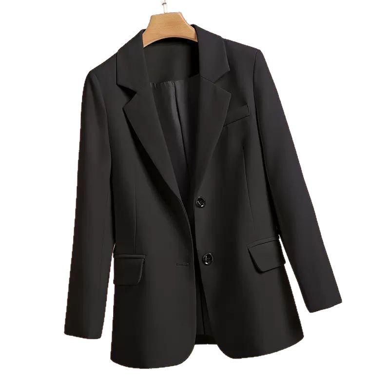 2025 Spring & Autumn Fashion Women's Single-Breasted Versatile Suit Jacket