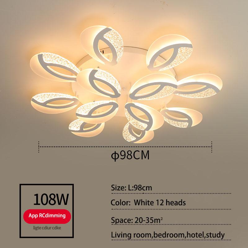 Plafoniera LED Sufragerie Dormitor Alb Restaurant Hotel Vila Lampa Creativa Plafoniera