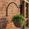 Heavy Duty Hanging Plant Brackets 12/16In Flower Basket Hooks Outdoor Wall Mount  Outdoor Use
