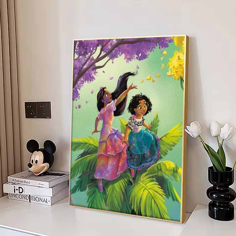 Disney Diamond Painting Mirabelle and Isabella Healing Illustration Mosaic Embroidery Image Creation Diamond Painting Cross StitchHom Decoration5D DIY