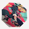 1pc Outdoor Umbrella with Anime Character Design - Automatic Opening/Closing, Portable Tri-Fold Design, 8-Rib Iron Frame - Perfect Gift for Fans,