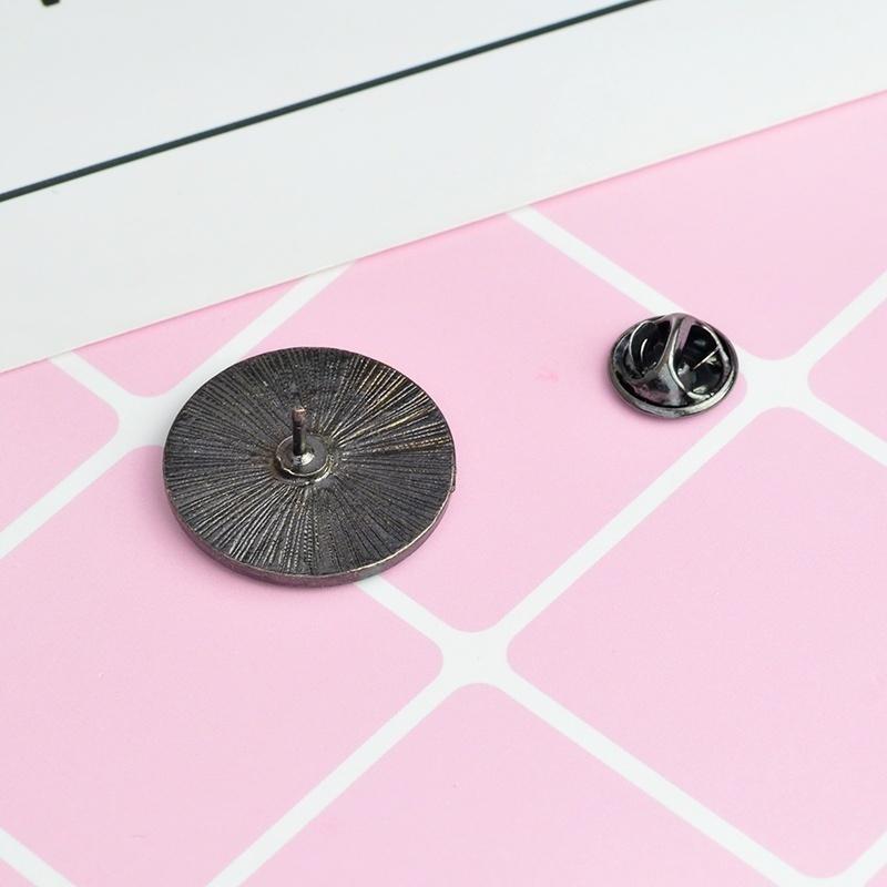 1Pc/3Pcs Pu Jacket Lapel Pins Turntable Pins "OFF ME YOU IT THIS THAT"cartoon Fun Enamel Pins Jewelr