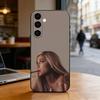 Ariana Grande Phone Case For Samsung Galaxy A73,A72,A71,A70,A53,A52,A51,Soft Silicone Black Cover