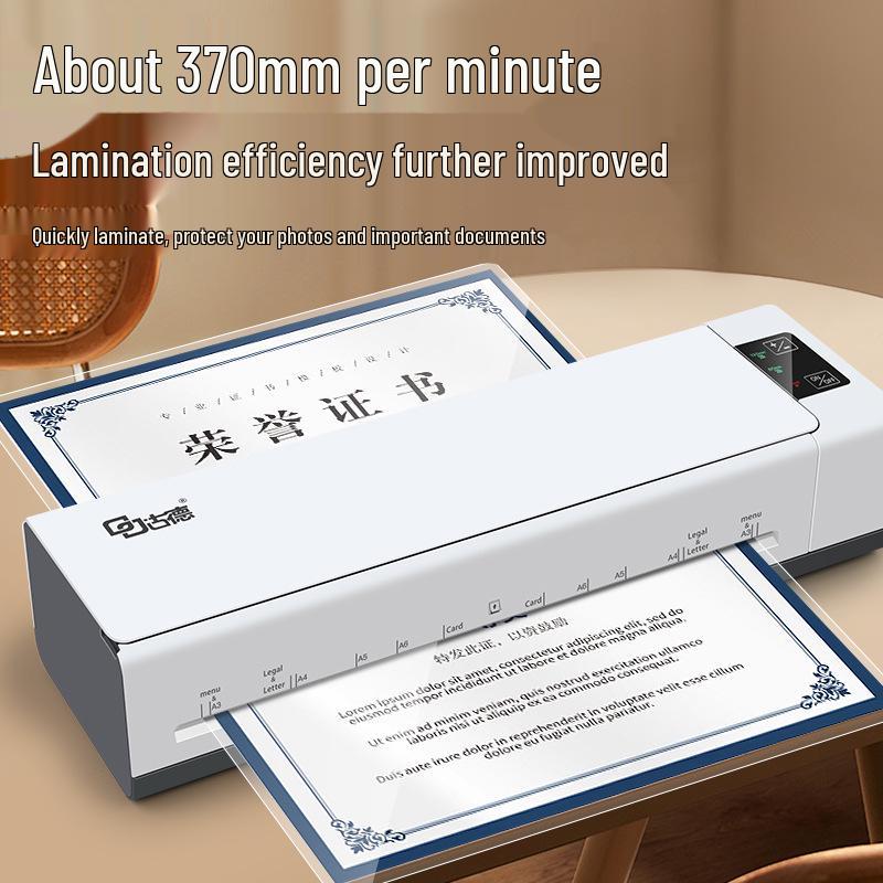 399 Sealing Machine: A3/A4 Fully Automatic Laminator for Home, Office, or Kindergarten.