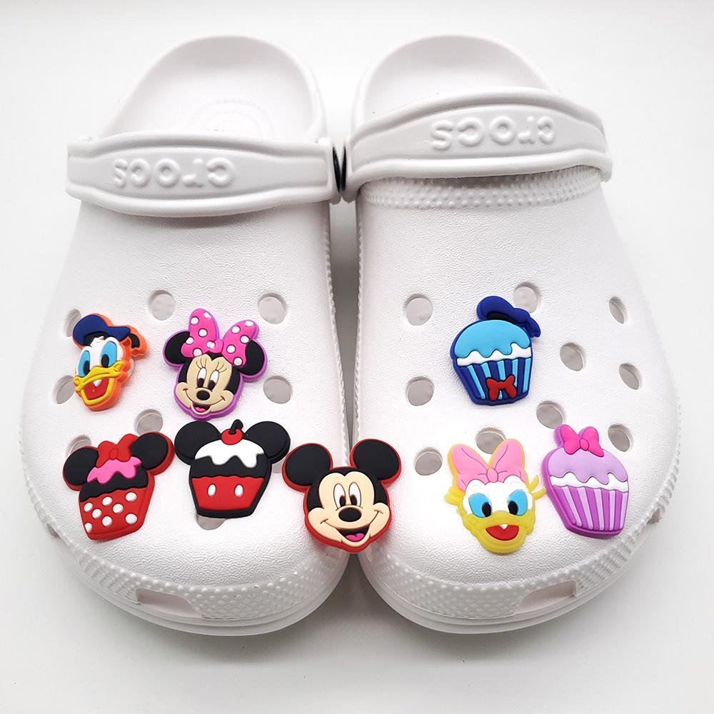 Disney Mickey & Donald Shoe Charms – PVC Beach Shoe Decorations
