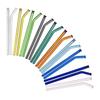 10Pcs/Set High Borosilicate Glass Straw Reusable Eco Friendly Drinking Straws Set Bubble Tea Smoothies Bar Accessories