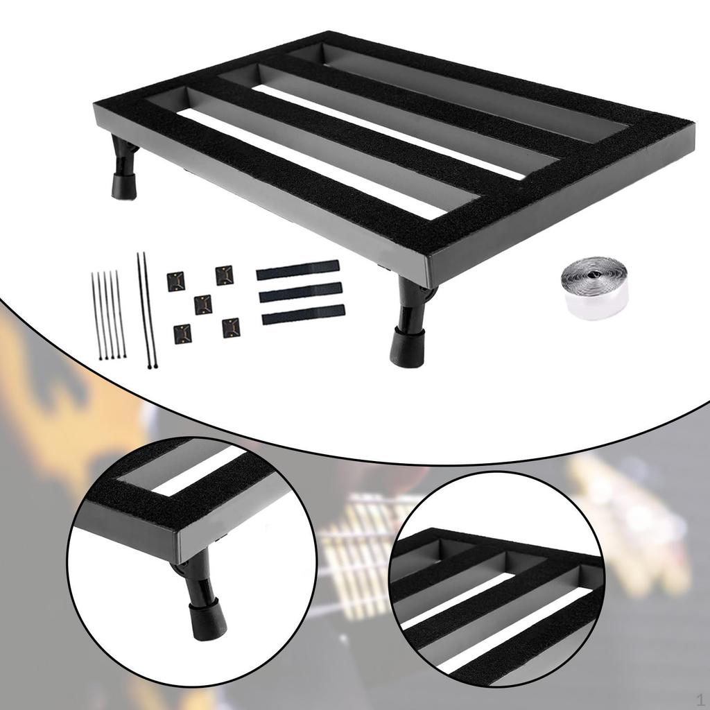 Guitar Effect Pedal Board Effects Bracket for Stage Performance Home Concert 35cmx14cm