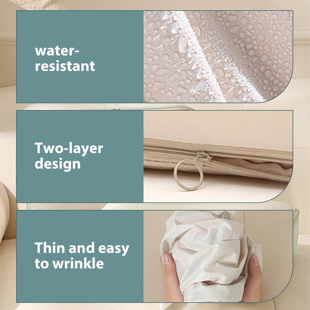 Space Saving Self Compression Organizer Portable Storage Packing Bags Quilt Compression Storage Bag for Comforters Blankets