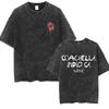 Washed Vintage Punk Band Green Day Cartoon Funny Merch Tshirt Men Women Clothing Rock Oversized T Shirts Mens Fashion Tshirts