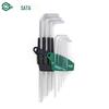 SATA G-Series 9-Piece Extra-Long Ball-End Hex Key Wrench Set